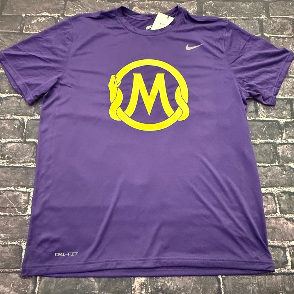 Nike Mamba Sports Academy Kobe Bryant Men’s Purple XL T Shirt Dri Fit Lakers NEW
